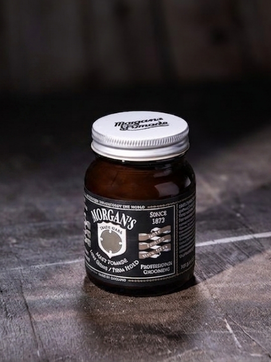 Morgan’s Bay Rum Matt Pomade 100g | Firm Hold | Low Shine | Hair Styling Wax